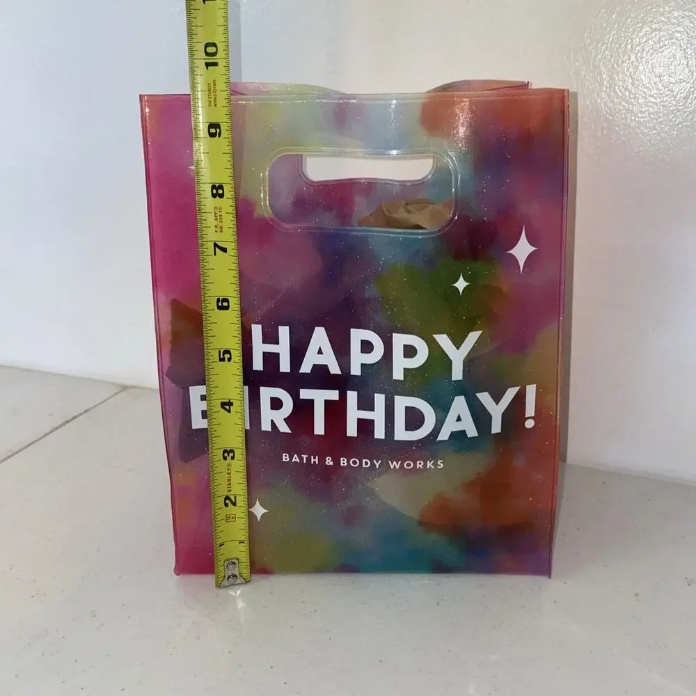 Reusable TIE-DYE HAPPY BIRTHDAY Gift Bag Bath & Body Works